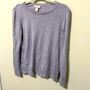 LOFT Women’s Lightweight Sweater / Size M / Lilac / Very Good Condition / Cotton